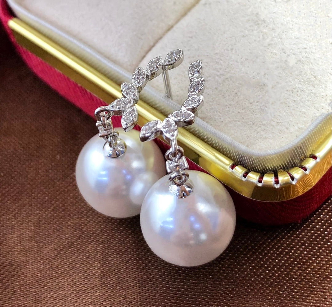 Sterling Silver S925 Pearl earring Setting SZ082-SZ090