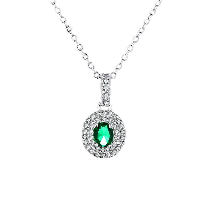 Sterling silver gem S925  pendant DJ021-DJ029