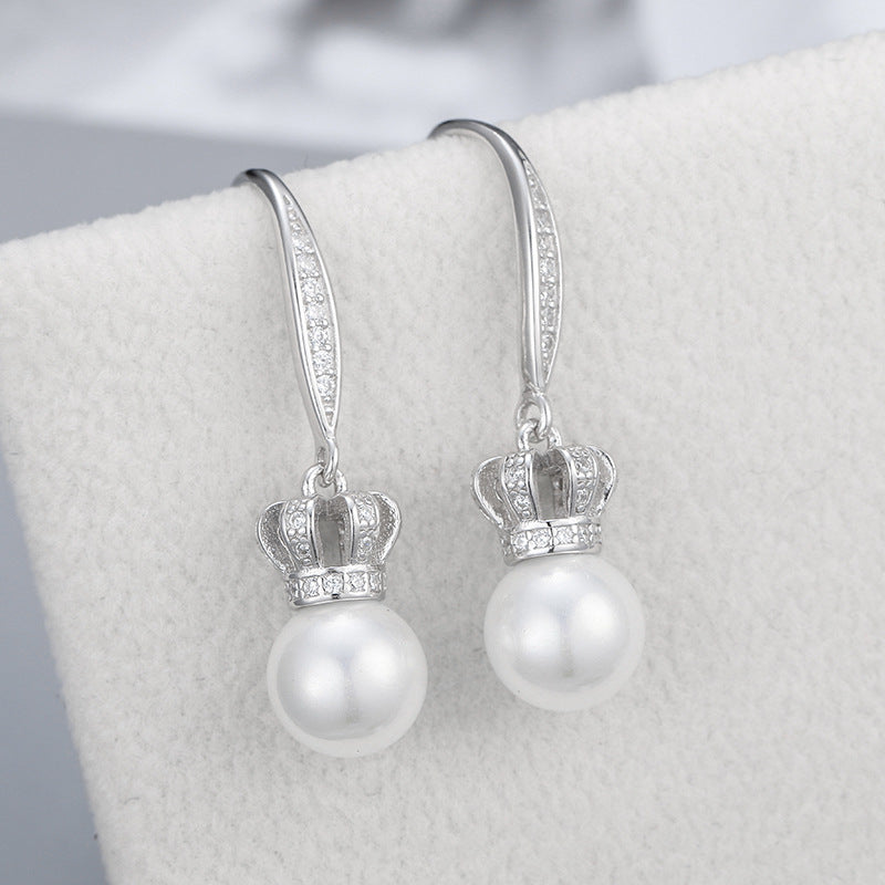 S925 sterling silver earring setting (default no pearl) wse181-189