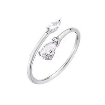 S925 sterling silver gem ring SSG710-712