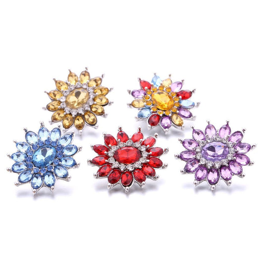 Flower shape snap button SB032-SB036