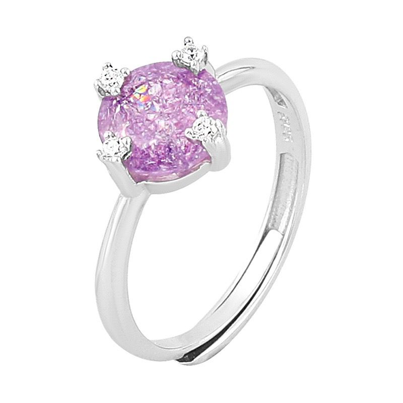 S925 sterling silver gem ring SSG288-SSG303