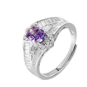 S925 sterling silver gem ring SSG804-SSG806