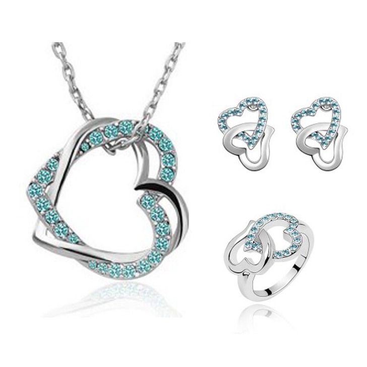 fashion   necklace and earrings set #JS030-JS033