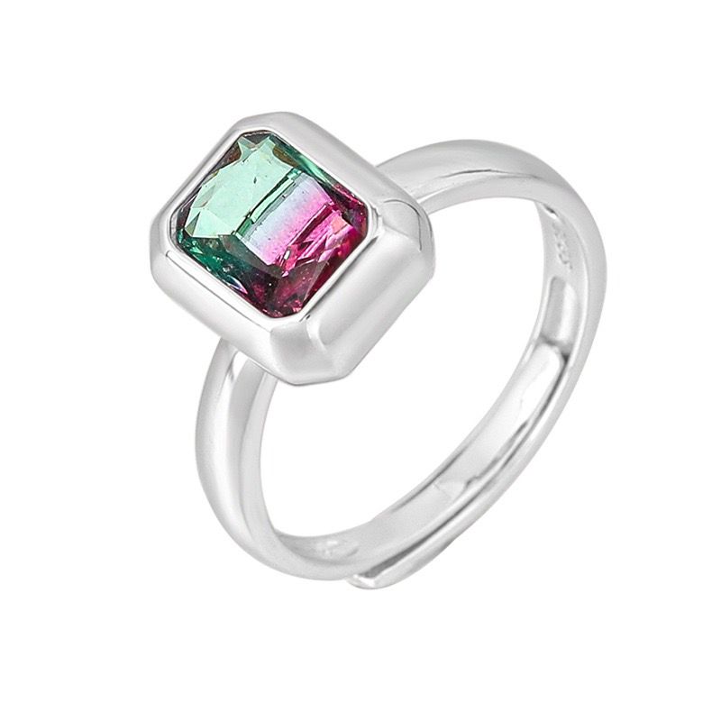 S925 sterling silver gem ring SSG686-SSG701