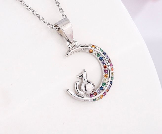 sterling silver S925 gem pendant #SP043-SP051