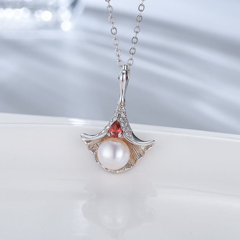 S925 sterling silver pearl pendant setting (default no pearl) wsp226-234