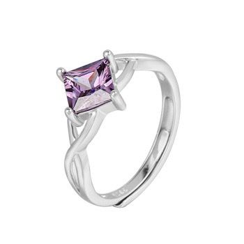 S925 sterling silver gem ring SSG619-SSG622