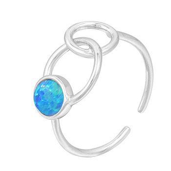 S925 sterling silver gem ring SSG074-SSG081