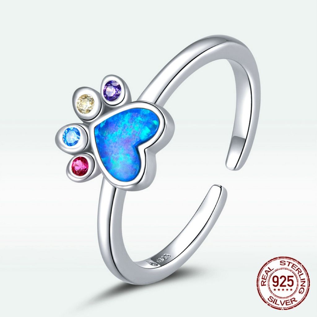 S925 sterling silver gem ring #YSG045-YSG053