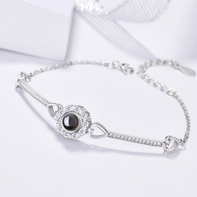 sterling silver S925 gem bracelet #GB0100-GB108