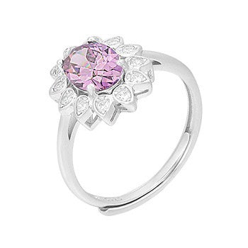 S925 sterling silver gem ring SSG037-SSG050