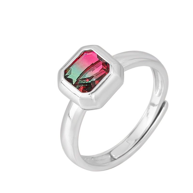 S925 sterling silver gem ring SSG686-SSG701