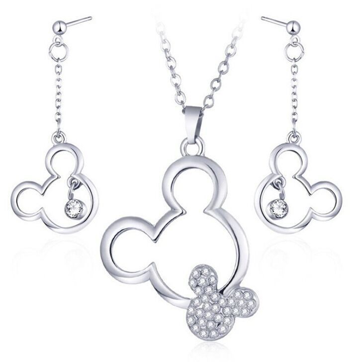 fashion Micky  necklace and earrings set #JS063-JS064