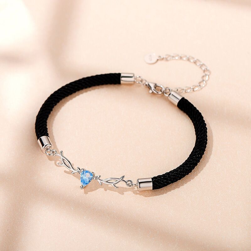 sterling silver S925 gem bracelet #GB028-GB036