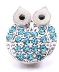 Owl snap button SB089-SB091