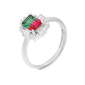 S925 sterling silver gem ring SSG631-SSG645