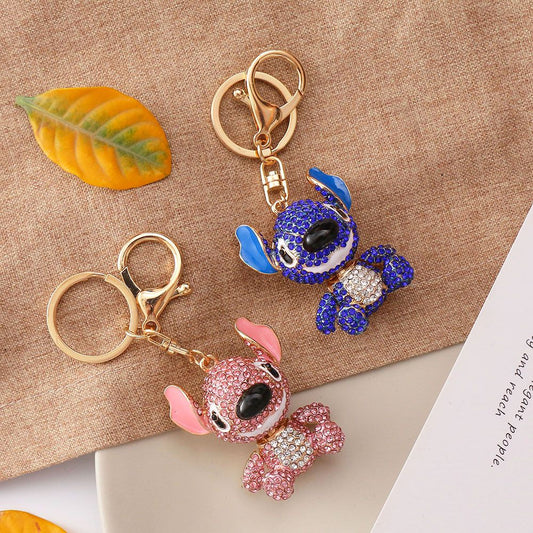 rhinestone cartoon  keychain KC038-KC039