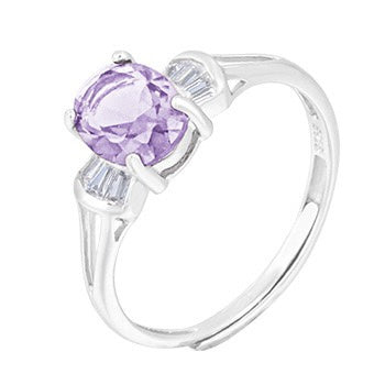 S925 sterling silver gem ring SSG058-SSG073