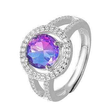 S925 sterling silver gem ring SSG789-SSG791