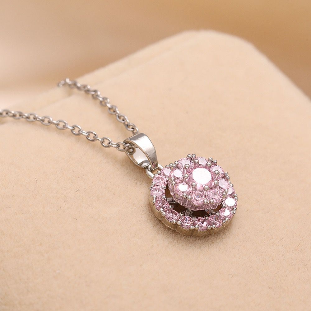 spinner zircon necklace N036-N044