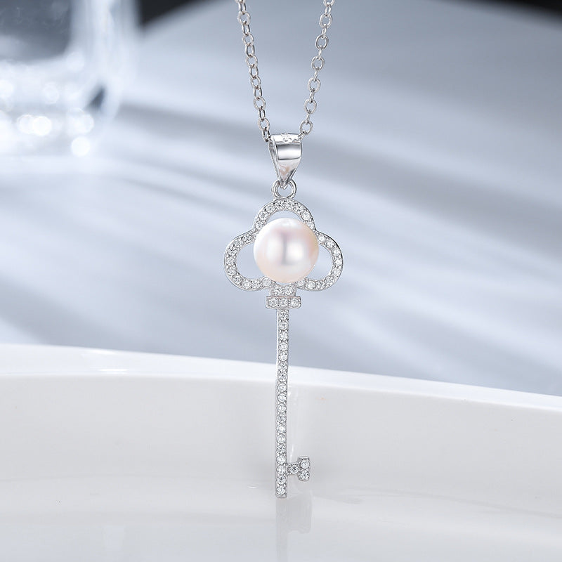 S925 sterling silver pearl pendant setting (default no pearl) wsp217-225