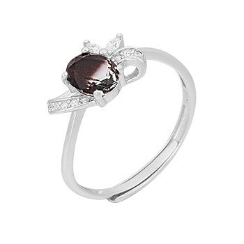 S925 sterling silver gem ring SSG001-SSG014