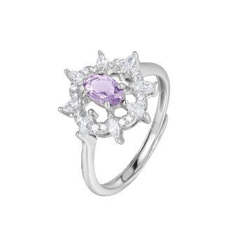 S925 sterling silver gem ring SSG679-SSG681