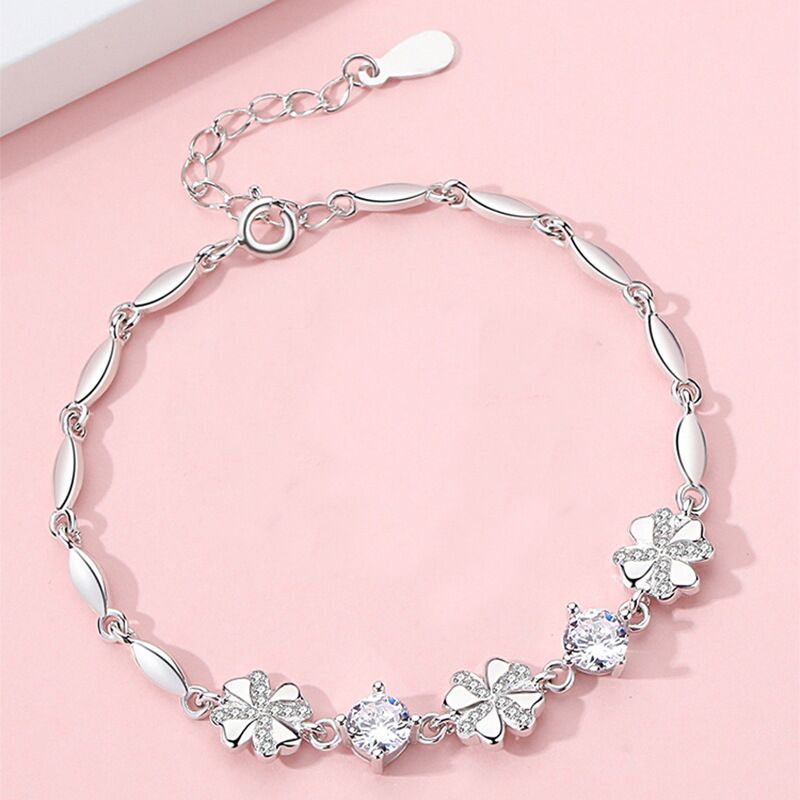 sterling silver S925 gem bracelet #GB091-GB099