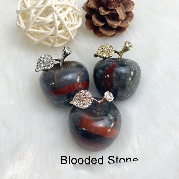 Natural Crystal Apple Ornaments