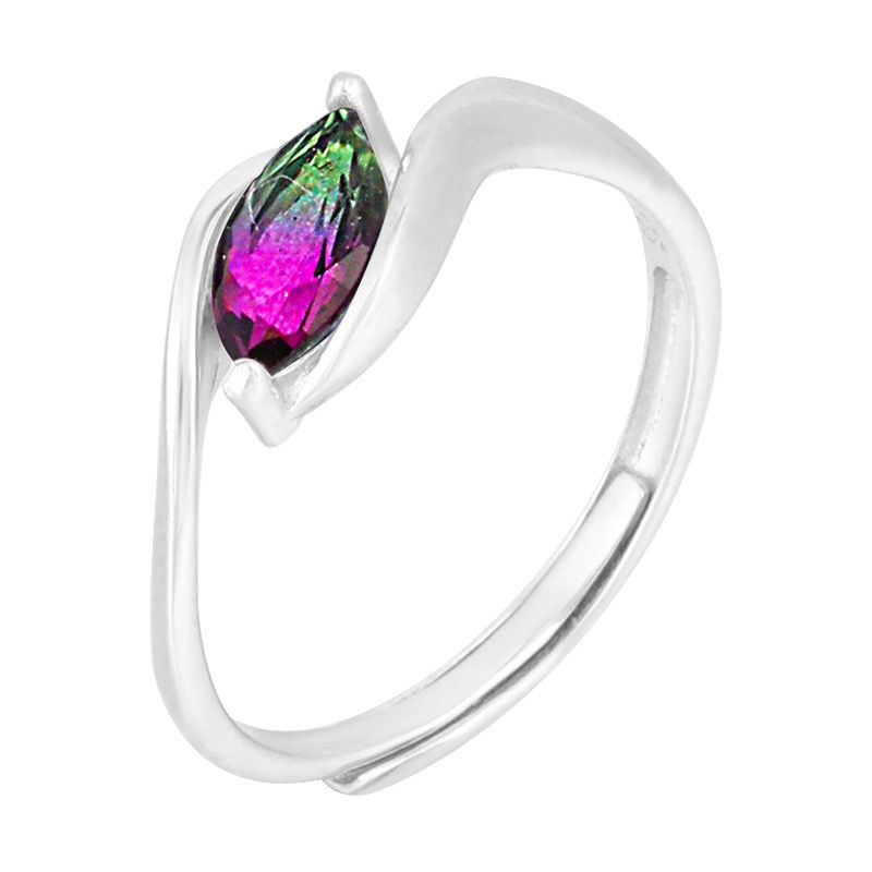 S925 sterling silver gem ring SSG395-SSG410