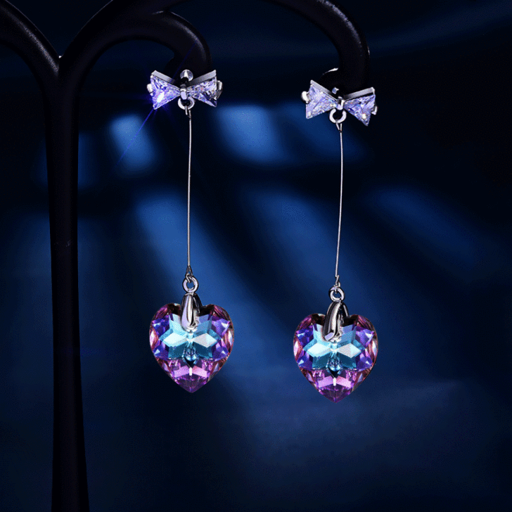 fashion rhinestone crystal earrings  #E071-E077