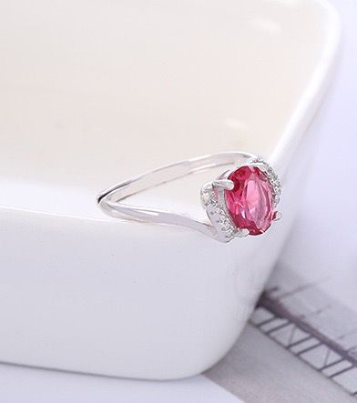 S925 sterling silver gem ring SSG413-SSG415