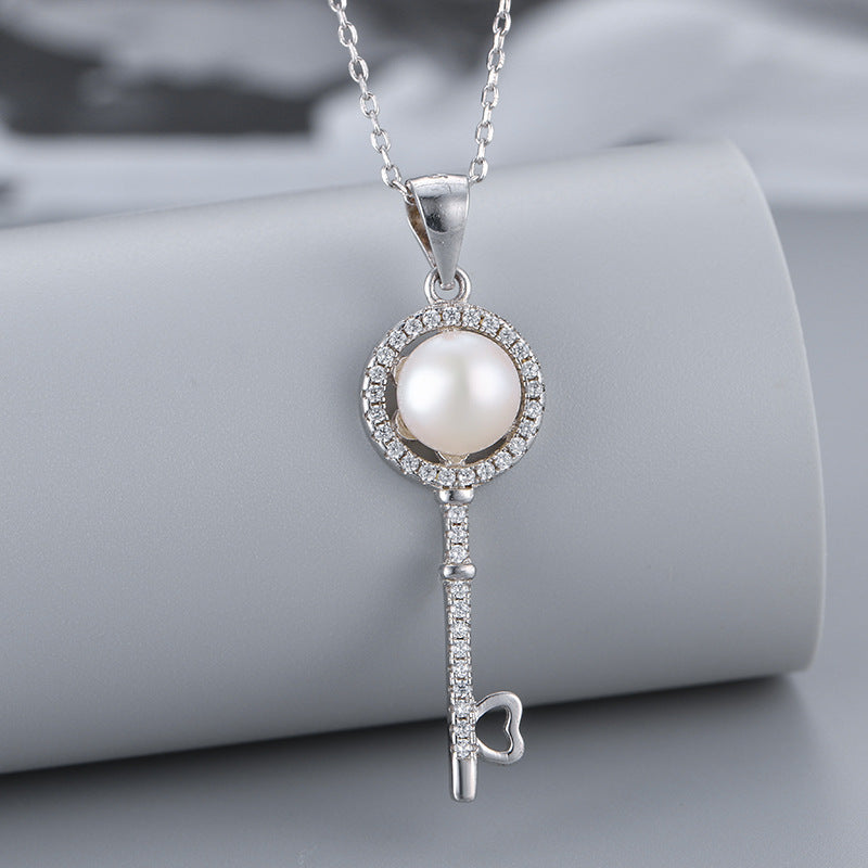 S925 sterling silver pearl pendant setting (default no pearl) wsp208-216