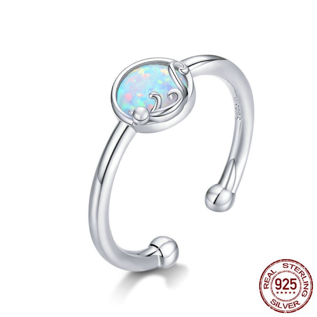 S925 sterling silver gem ring #YSG054-YSG062