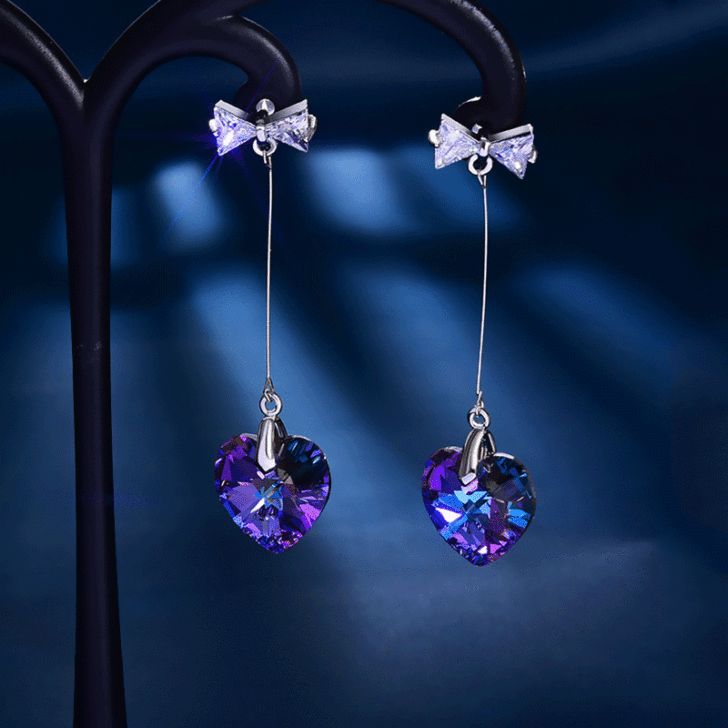 fashion rhinestone crystal earrings  #E071-E077