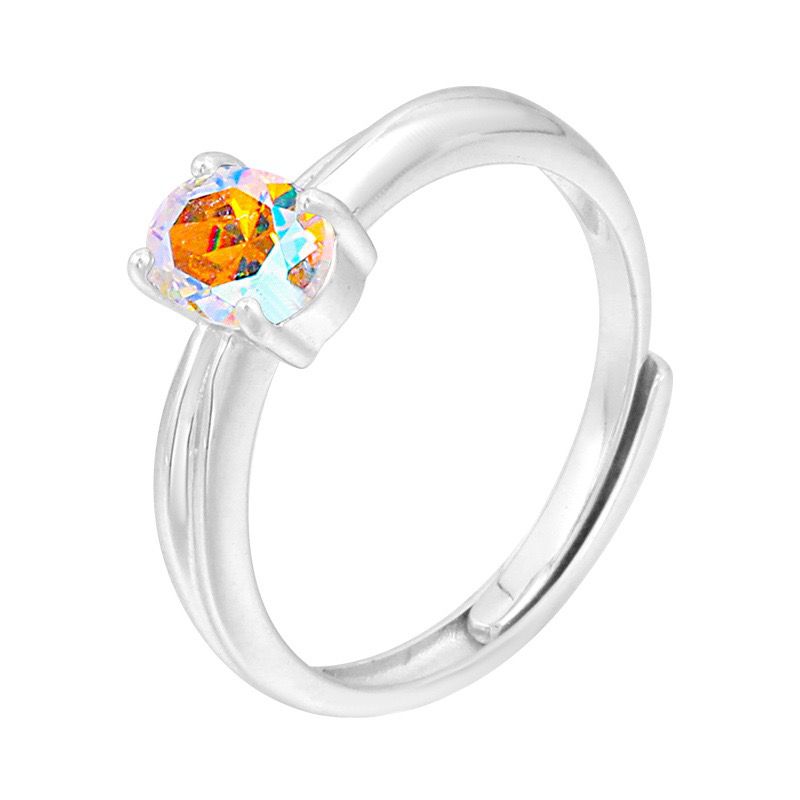 S925 sterling silver gem ring SSG355-SSG368