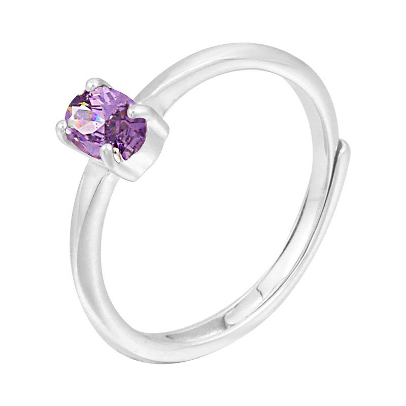 S925 sterling silver gem ring SSG355-SSG368