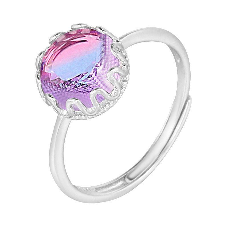 S925 sterling silver gem ring SSG288-SSG303