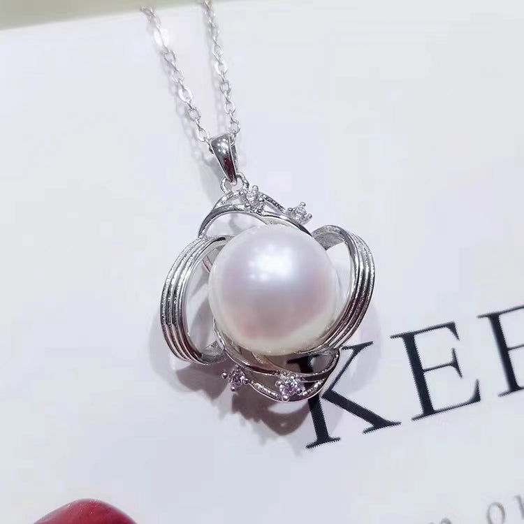 sterling silver S925 pearl pendant setting XYP028-036