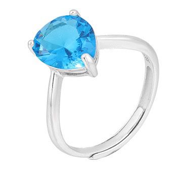 S925 sterling silver gem ring SSG464-SSG471