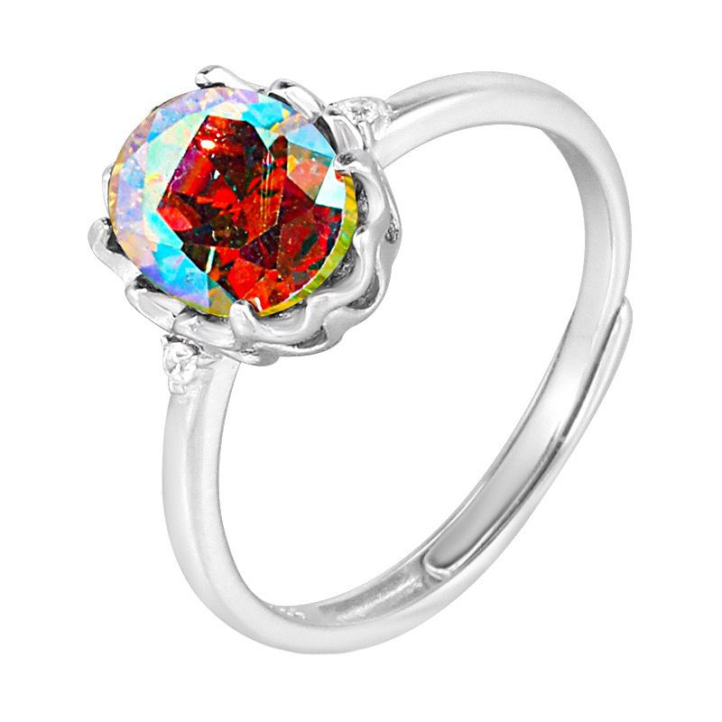 S925 sterling silver gem ring SSG558-SSG572