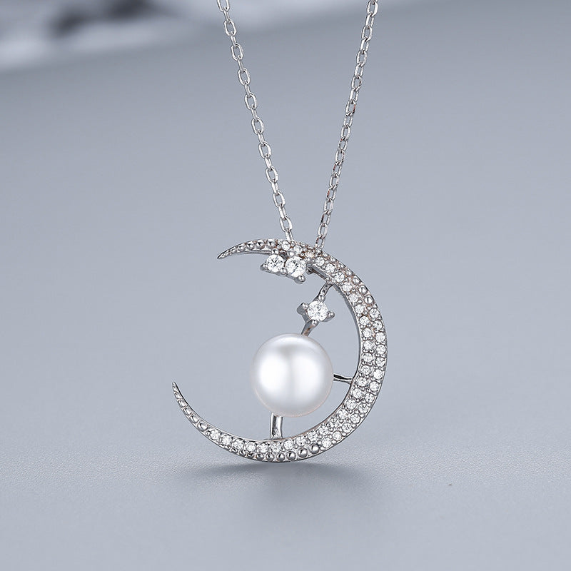 S925 sterling silver pearl pendant setting (default no pearl) wsp190-198