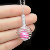 fashion silver plated pearl cage K496-K595