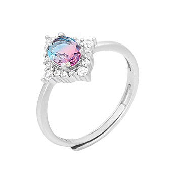 S925 sterling silver gem ring SSG037-SSG050