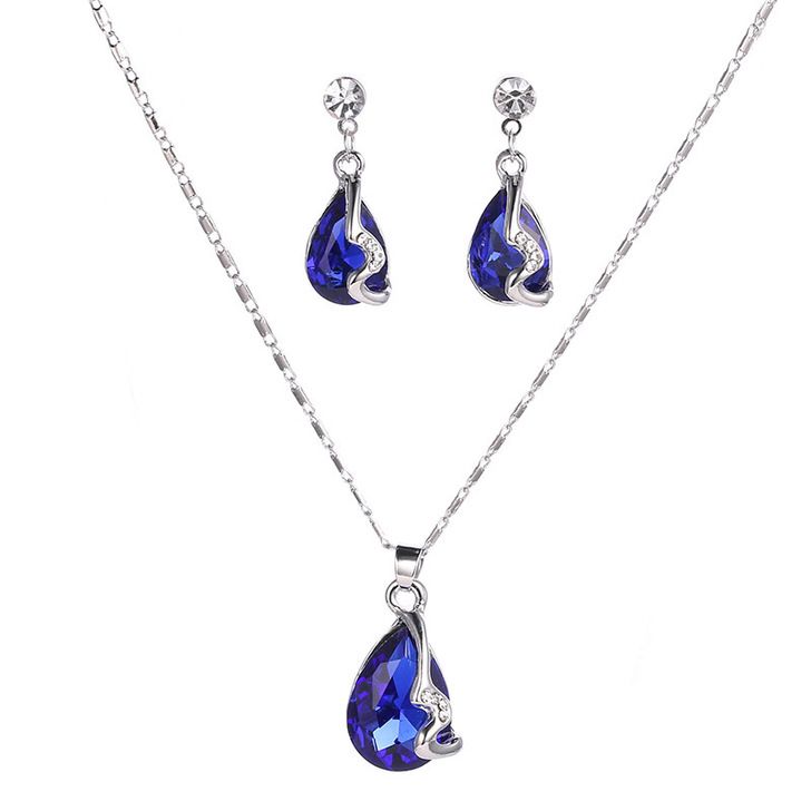 fashion   necklace and earrings set #JS034-JS038