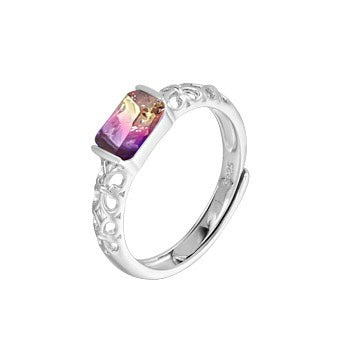 S925 sterling silver gem ring SSG600-SSG602