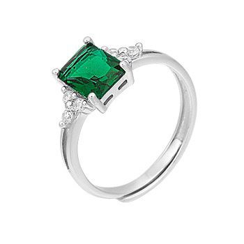 S925 sterling silver gem ring SSG310-SSG315