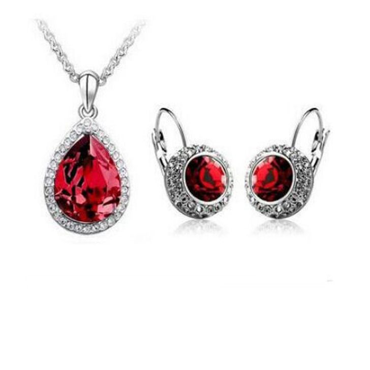 fashion   necklace and earrings set #JS026-JS029