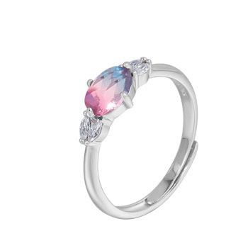 S925 sterling silver gem ring SSG388-SSG391